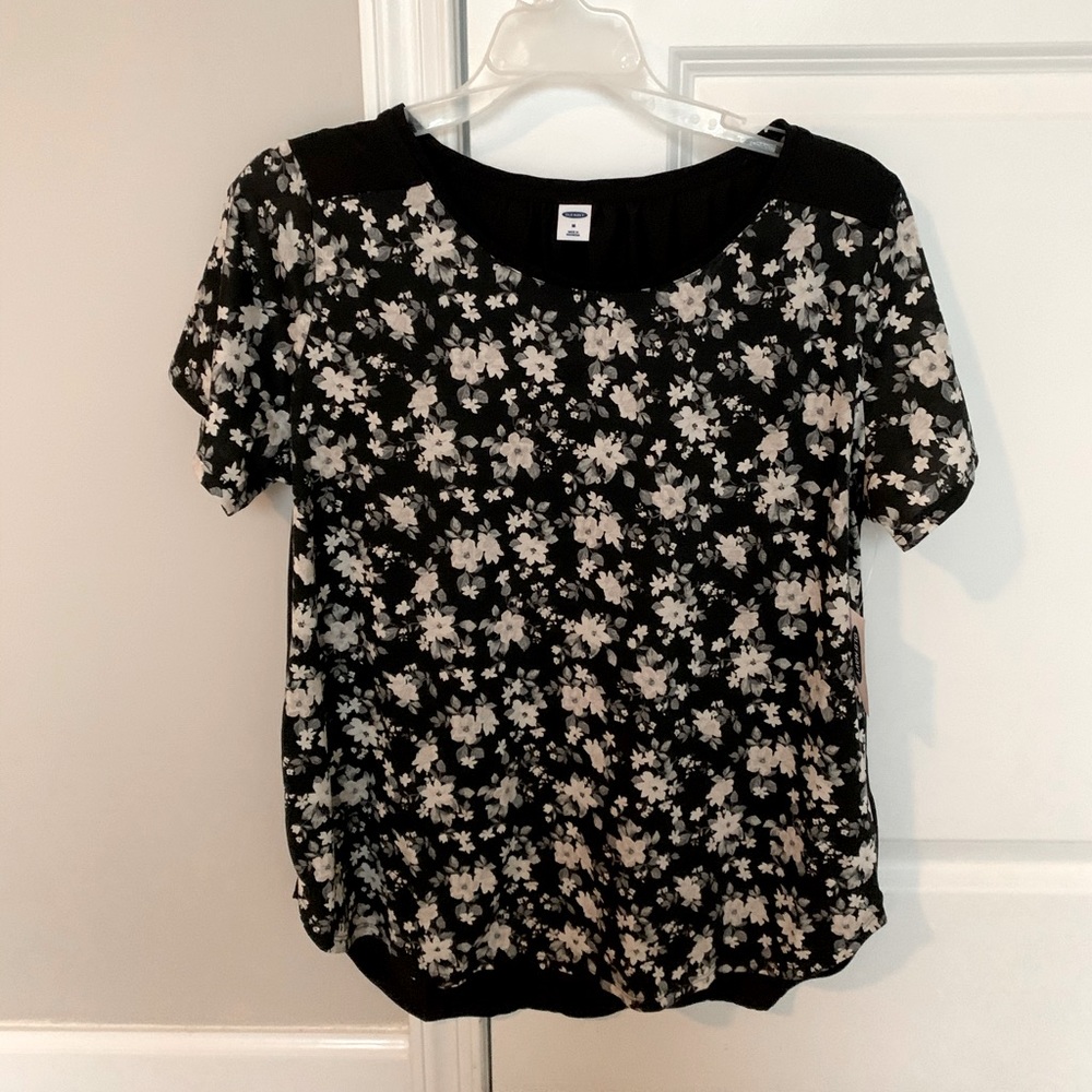 Old Navy floral shirt